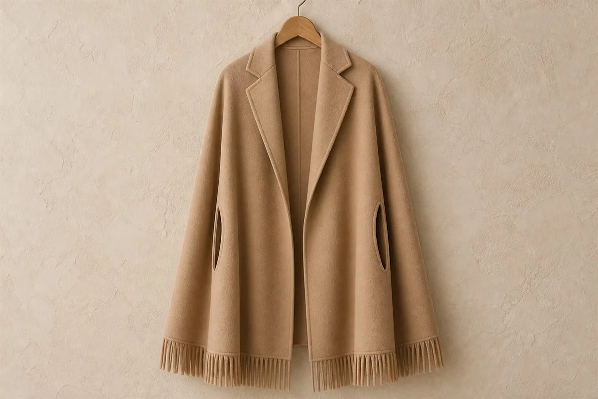 Iconique Cape Oversize en Pure Laine N°06
