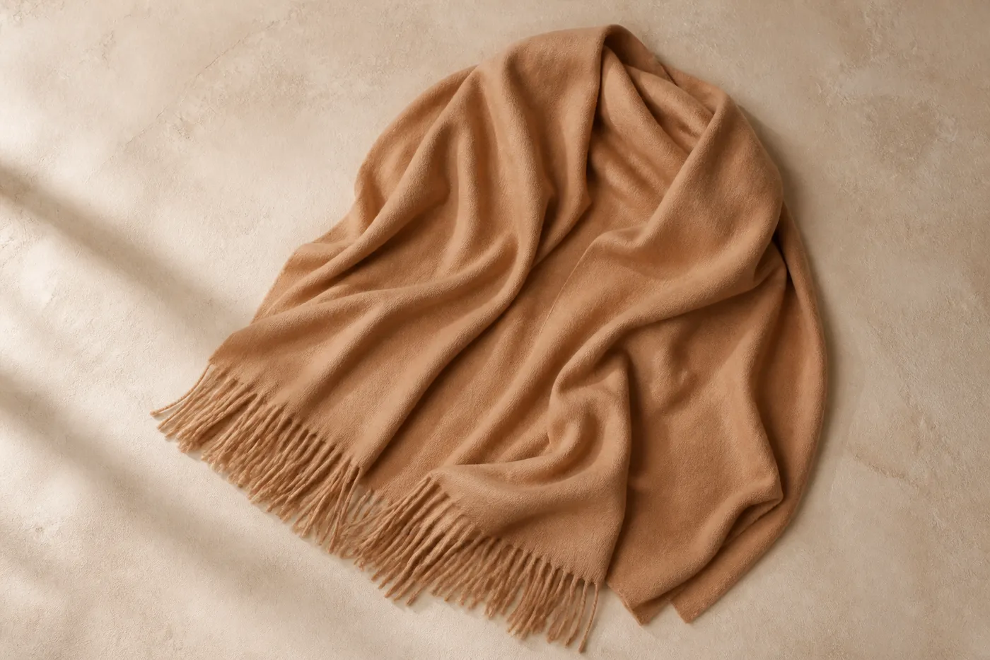 Étole Oversized Franges Signature