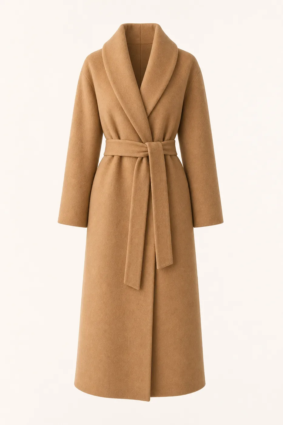 Iconique Manteau Long Peignoir en Laine Cachemire Muse